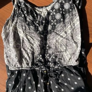 Aeropostale Floral Patterned Jumpsuit